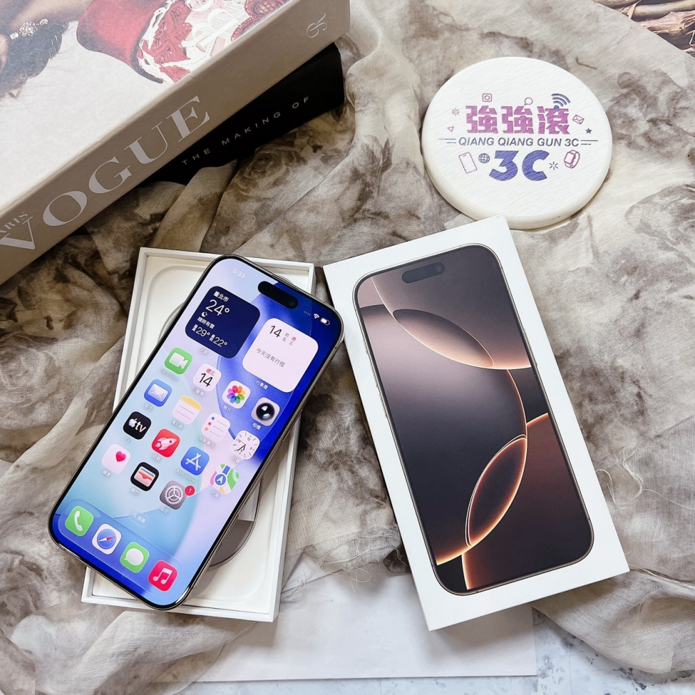 二手 iPhone16Pro 128G 金色*17342(店家保固)