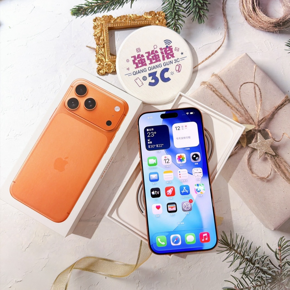 善化-二手 iPhone17 Pro Max 256G 橘色#72043（店家保固）