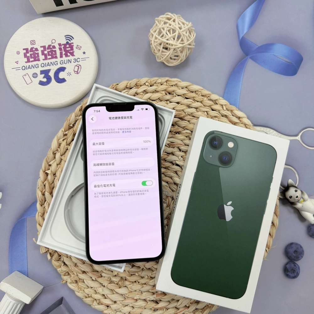 歸仁- 二手iphone13 128 綠色*78185（店家保固365天）