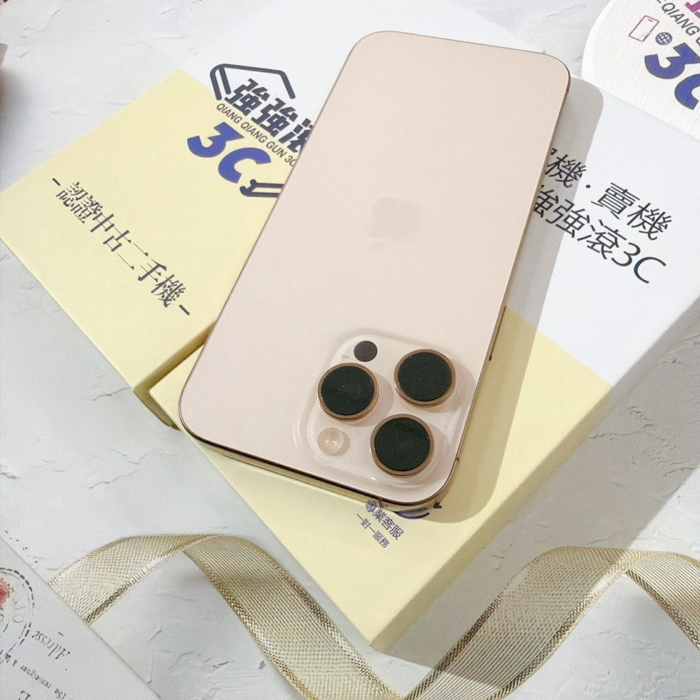 善化-二手 iPhone16 Pro Max 256G 金色#71261（店家保固）