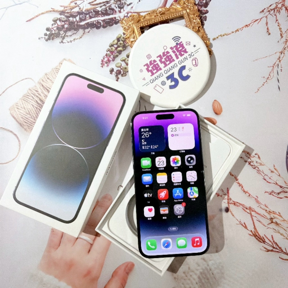 善化-二手 iPhone14 Pro Max 256G 紫色#67293（店家保固）
