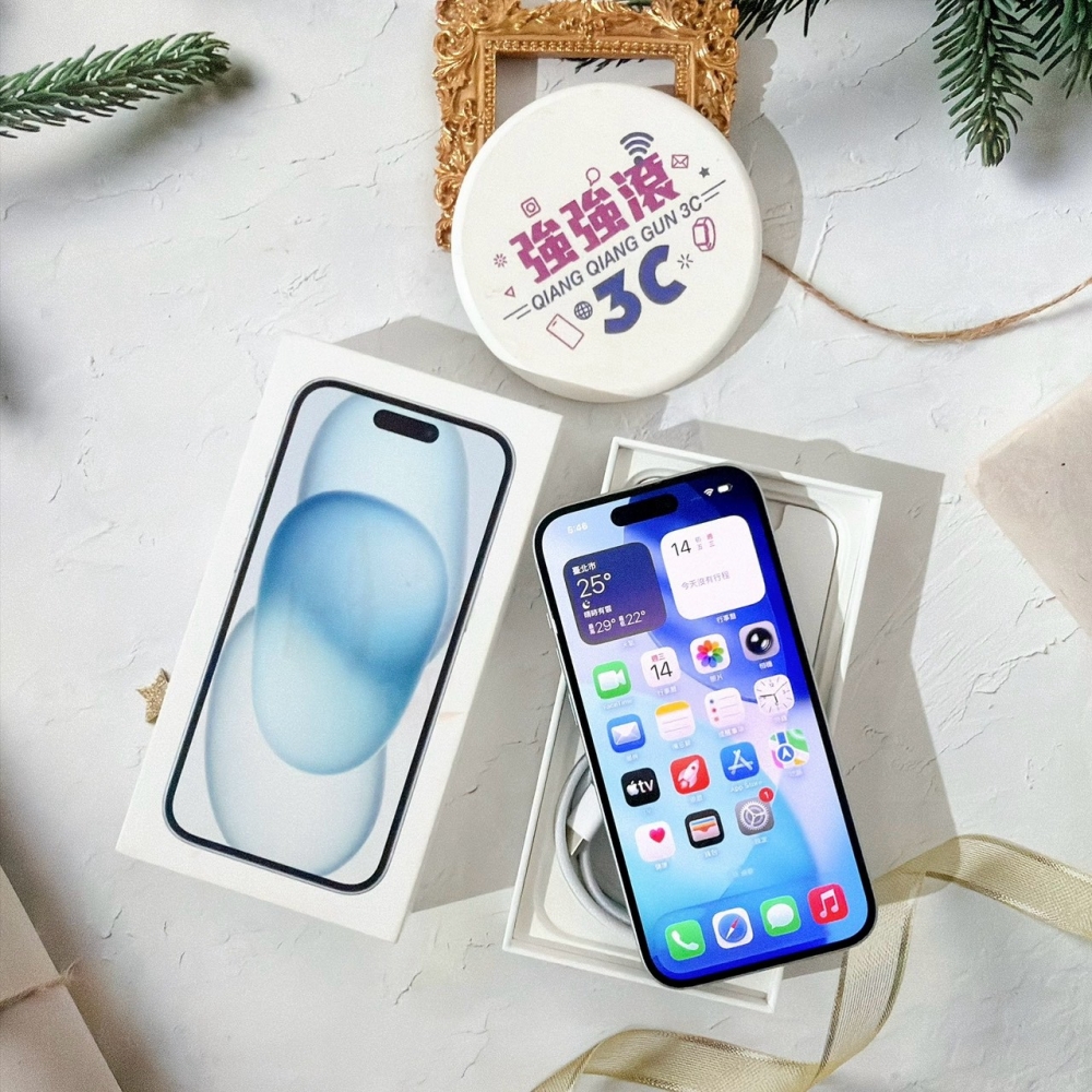 善化-二手 iPhone15 256G 藍色#80025(店家保固)