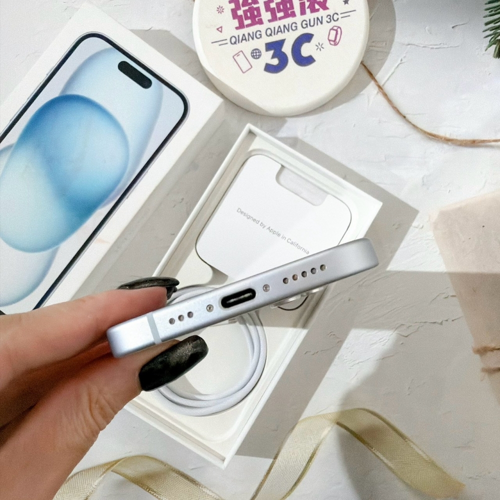 善化-二手 iPhone15 256G 藍色#80025(店家保固)