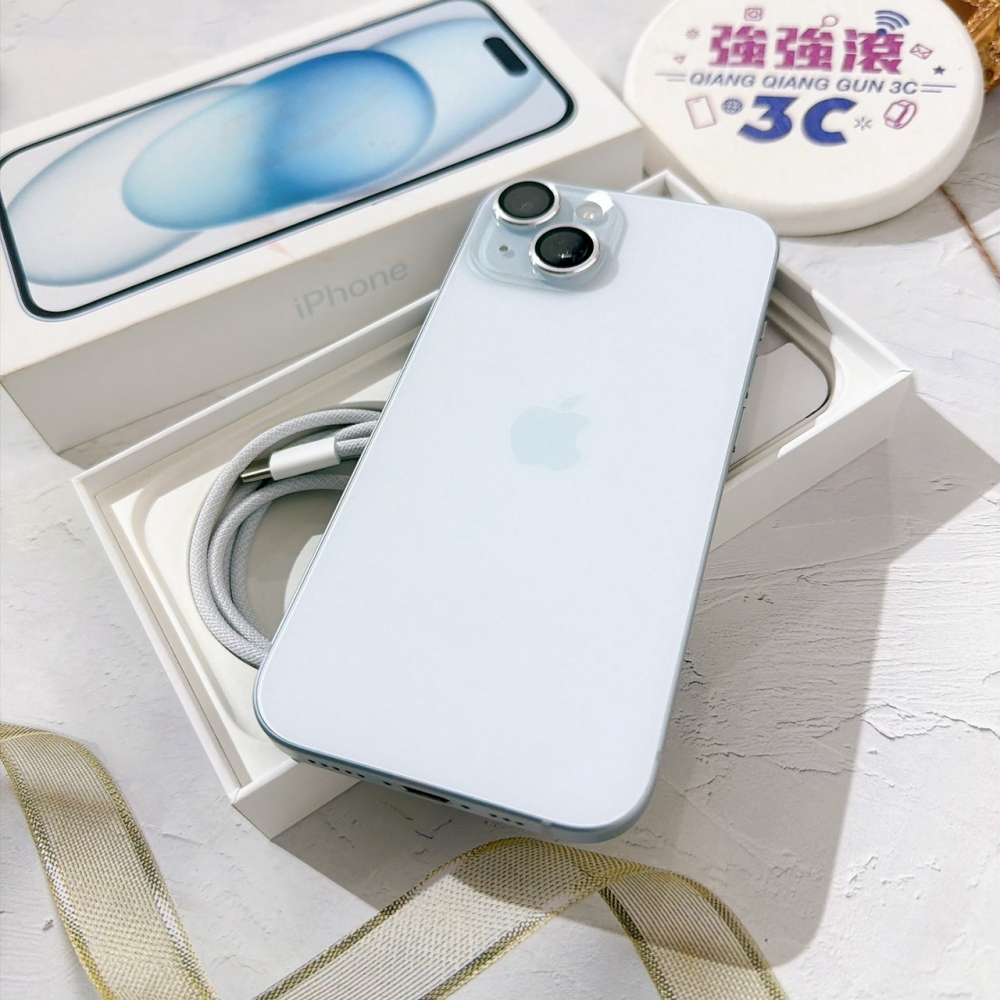 善化-二手 iPhone15 256G 藍色#80025(店家保固)