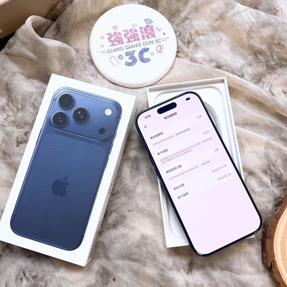 二手 iPhone17Pro 256G 藍色*08461(原廠保固)