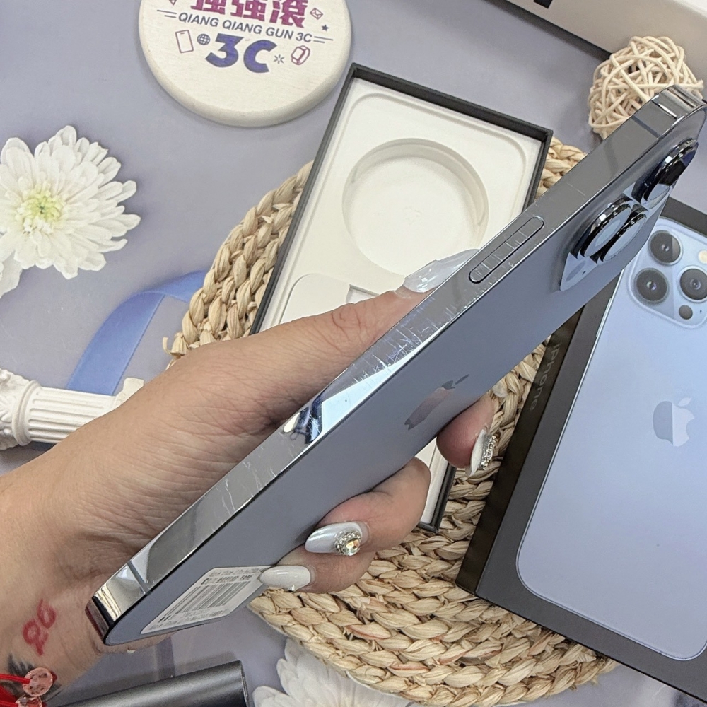 歸仁- 二手iphone13 PRO MAX 256G 藍色*91635(店家保固365天)