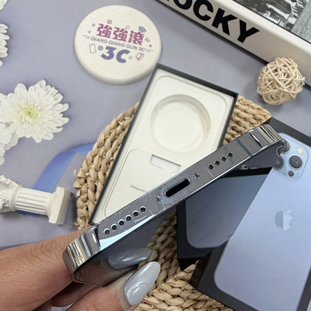 歸仁- 二手iphone13 PRO MAX 256G 藍色*91635(店家保固365天)