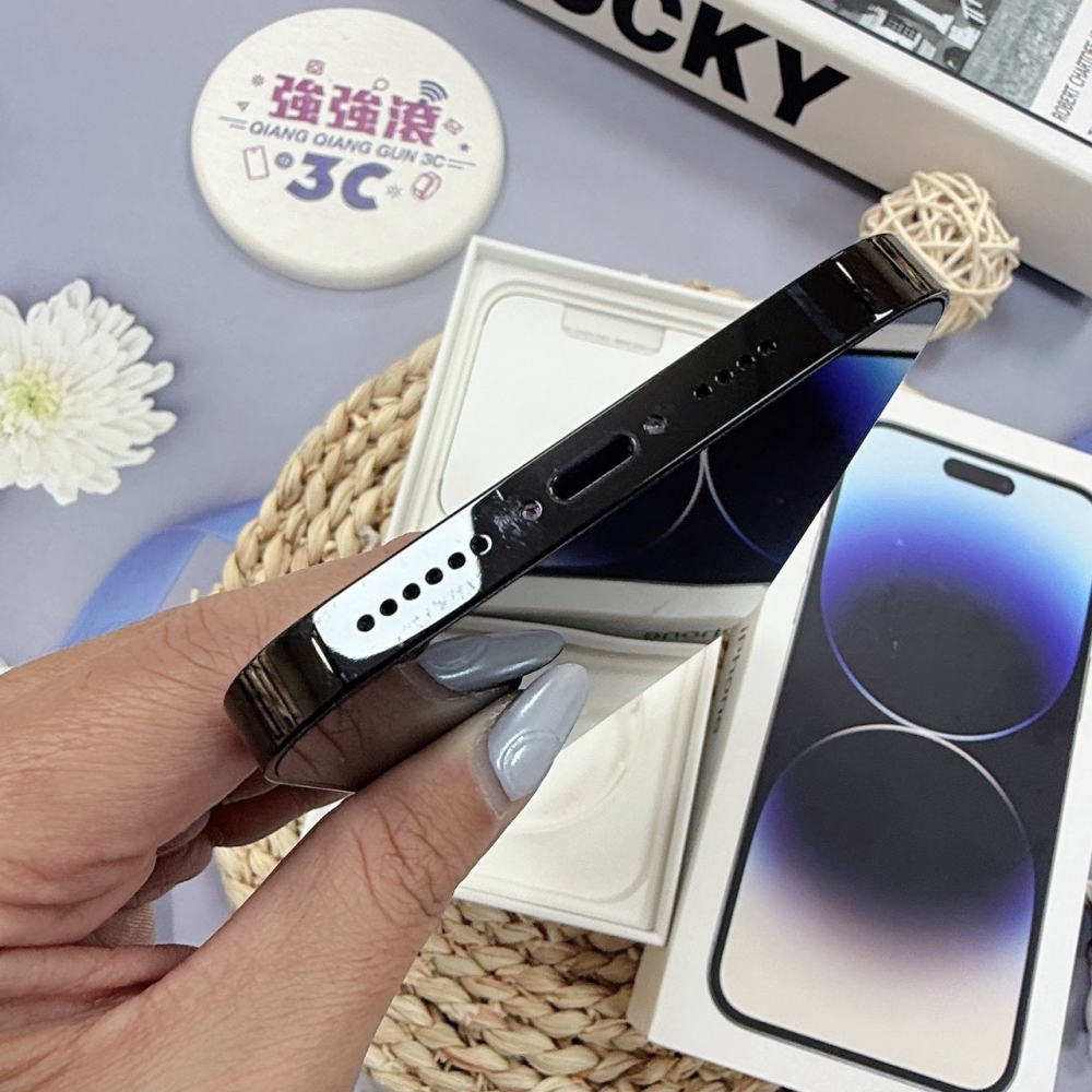 歸仁- 二手iphone14PRO MAX 256G 黑色*42162(店家保固365天)