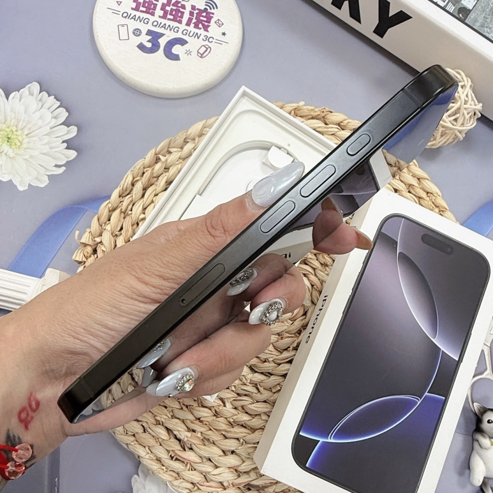 歸仁- 二手iphone16PRO 256G 黑色*09093（店家保固365天）