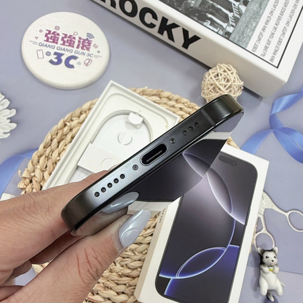 歸仁- 二手iphone16PRO 256G 黑色*09093（店家保固365天）