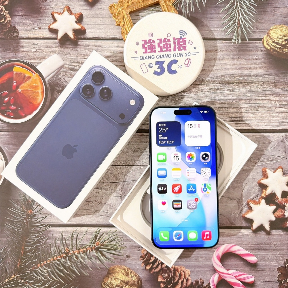 善化-二手 iPhone17 Pro Max 1TB 藍色#99036（店家保固）