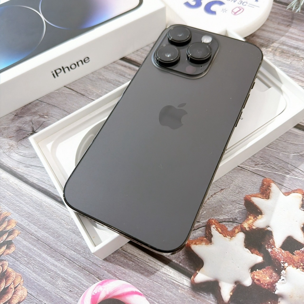 善化-二手 iPhone14 Pro 256G 黑色#48590(店家保固)