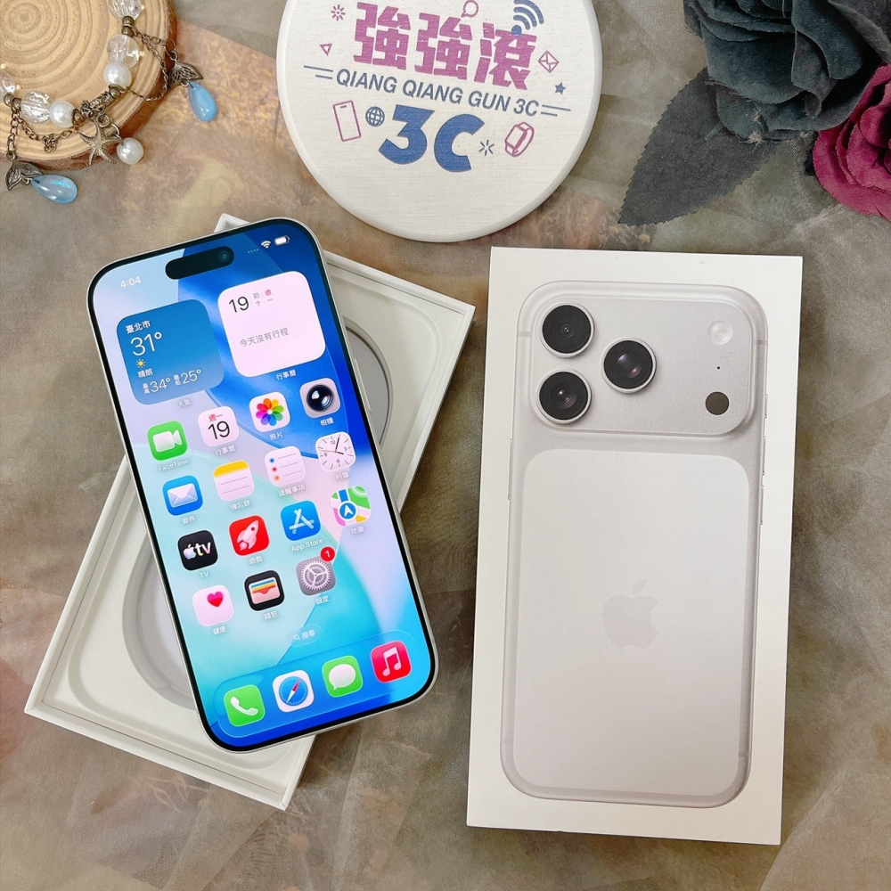 佳里-二手- iPhone17 Pro 256G 銀色#90911 (店家保固)