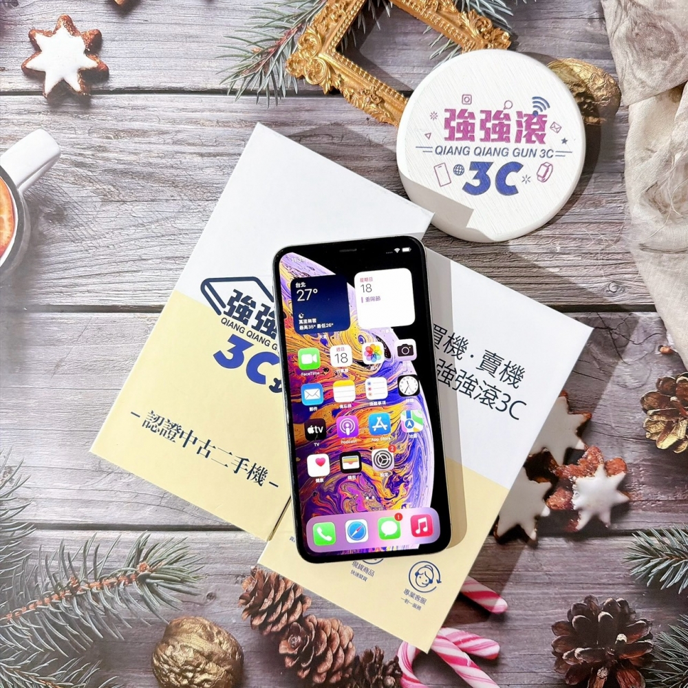 善化-二手 iPhone Xs Max 256G 白色#72142（店家保固）