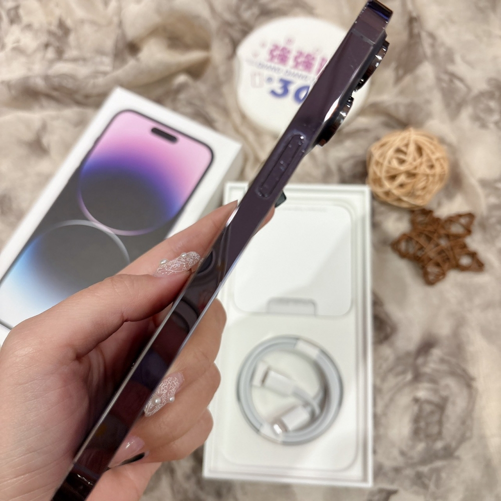 二手 14 pro max 512G 紫色 #33605(店家保固)