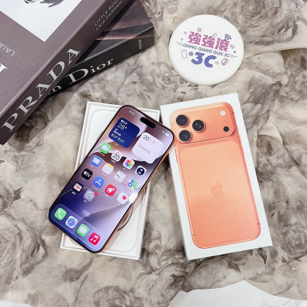 二手iPhone17 Pro Max 256G 橘色#87332(店家保固)