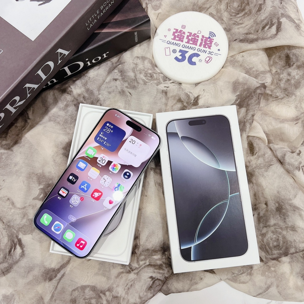 二手-iPhone16 Pro MAX 256G 白色#27286(店家保固365天)