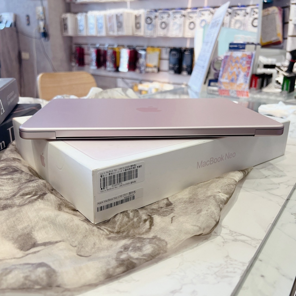 二手 Macbook Neo 12+256G 粉色*VKV36(原廠保固)