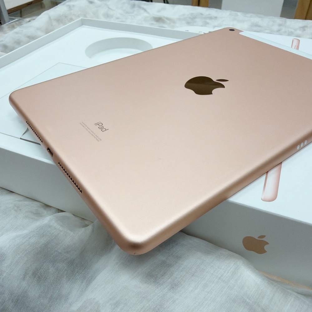 鹽行-二手 ipad 7 - 128G LTE 粉色 #TMDG0(店家保固)