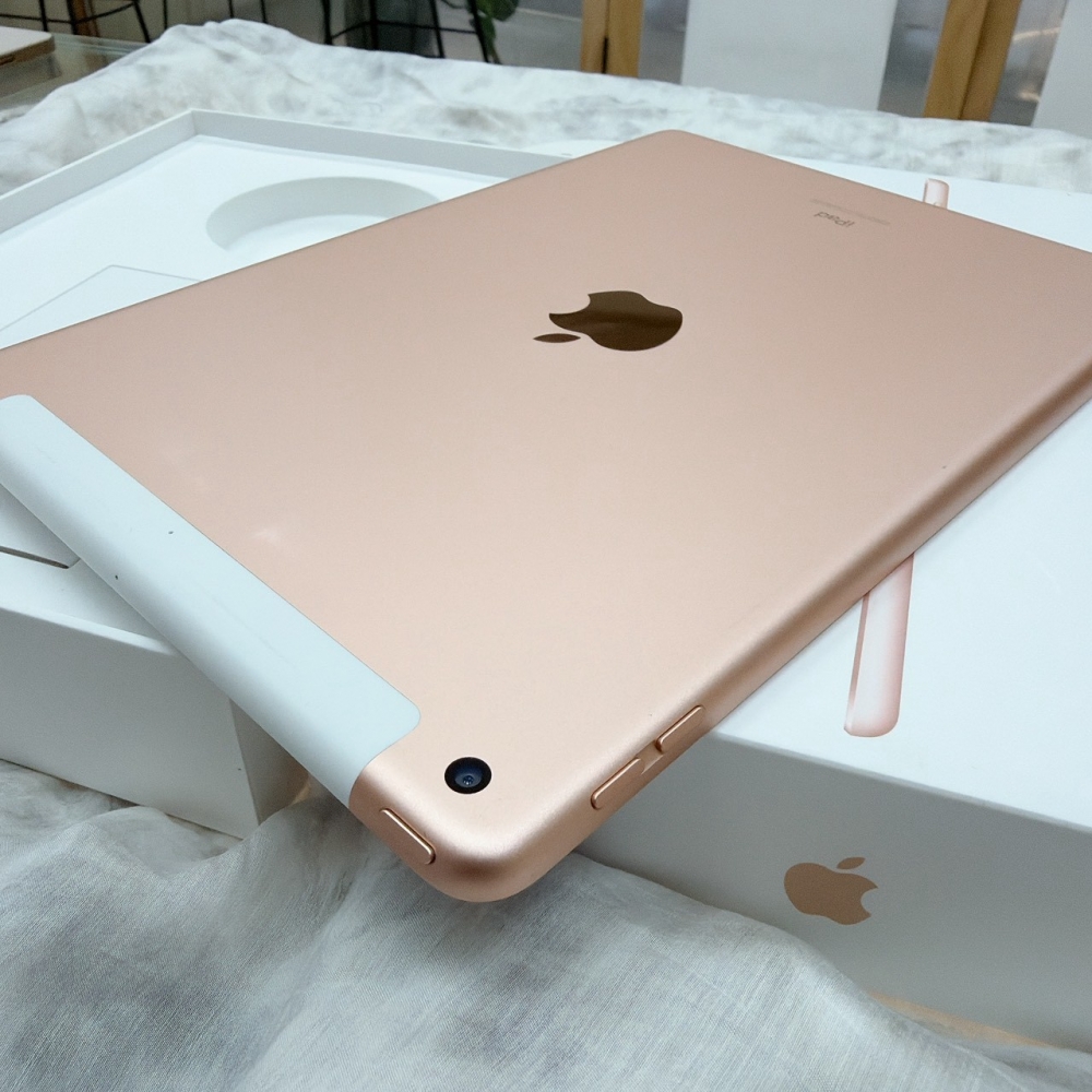 鹽行-二手 ipad 7 - 128G LTE 粉色 #TMDG0(店家保固)