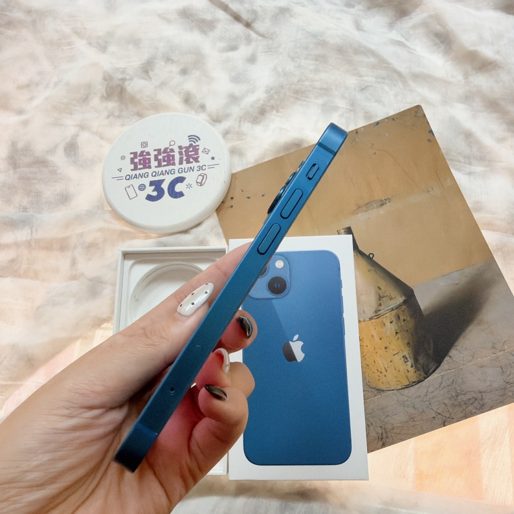 鹽行-二手 iphone 13 mini 128 藍色 #44198(店家保固)