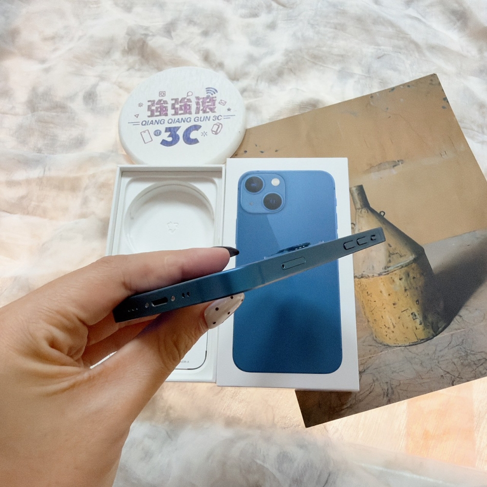 鹽行-二手 iphone 13 mini 128 藍色 #44198(店家保固)