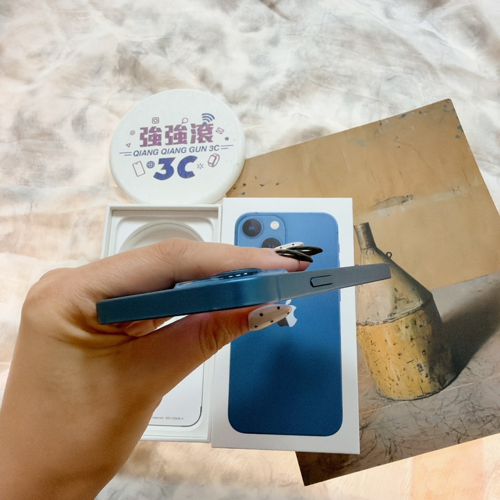 鹽行-二手 iphone 13 mini 128 藍色 #44198(店家保固)