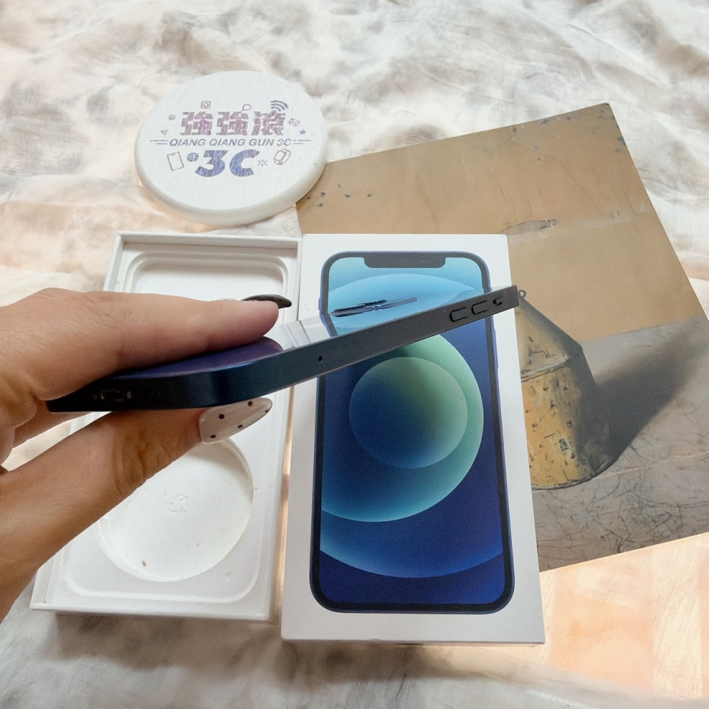 鹽行-二手 iphone 12 64G 藍色 #89283（店家保固）