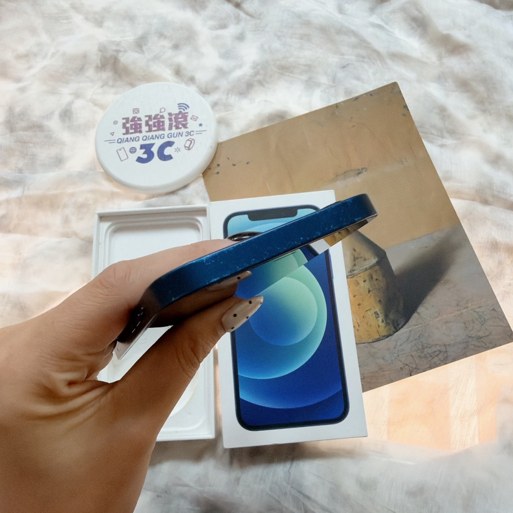 鹽行-二手 iphone 12 64G 藍色 #89283（店家保固）
