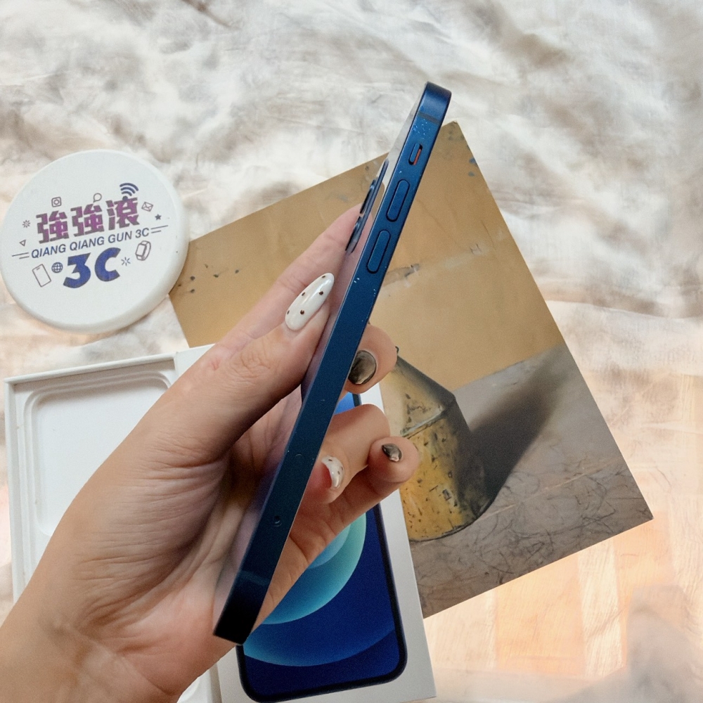 鹽行-二手 iphone 12 64G 藍色 #89283（店家保固）