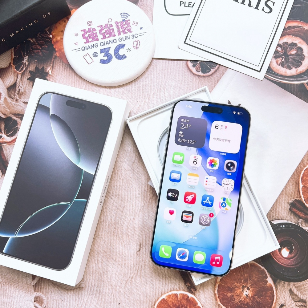 二手-iPhone16 Pro MAX 256G 白色#43327(店家保固365天)
