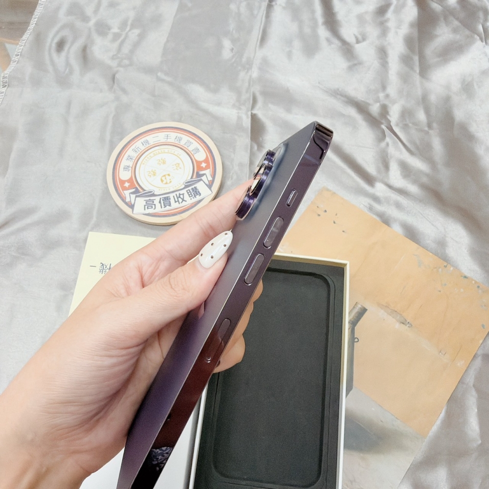 鹽行-二手 iphone 14 pro max 256G 紫色 #83762(店家保固)