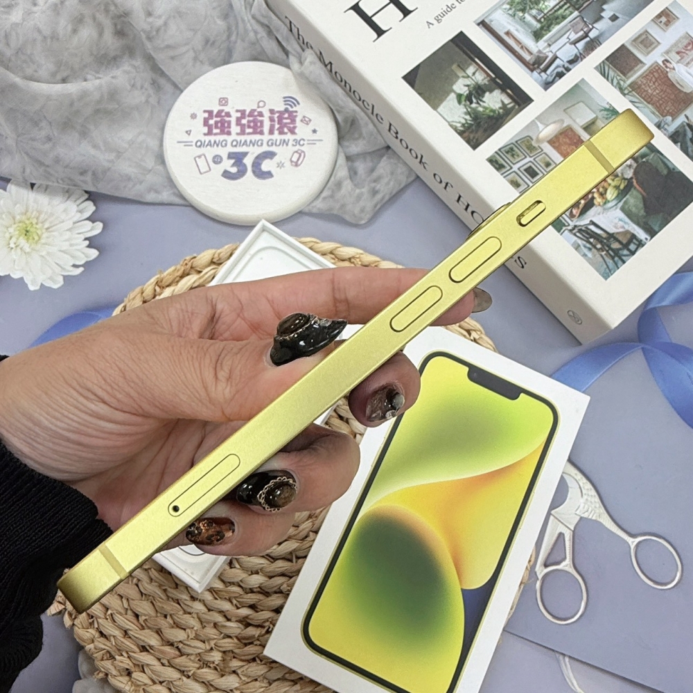 歸仁- 二手iphone 14 128G 黃色*04813（店家保365天）