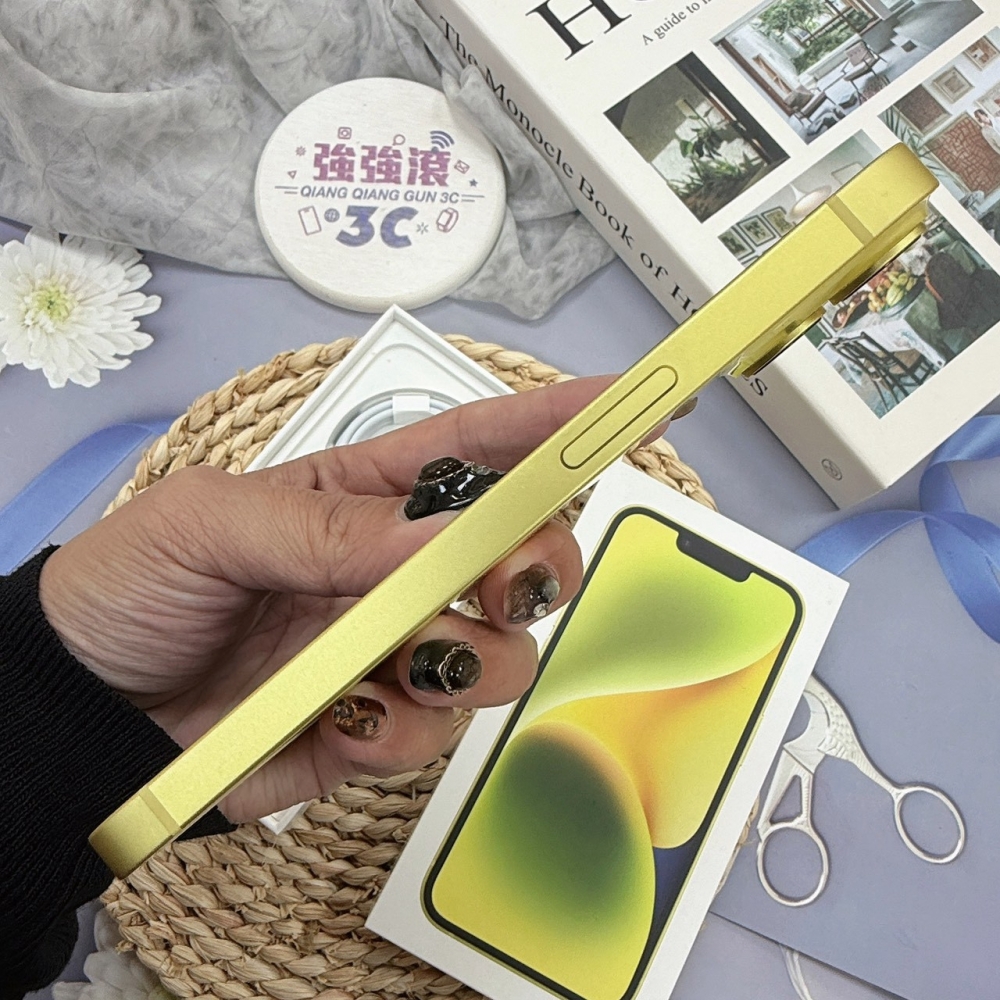 歸仁- 二手iphone 14 128G 黃色*04813（店家保365天）