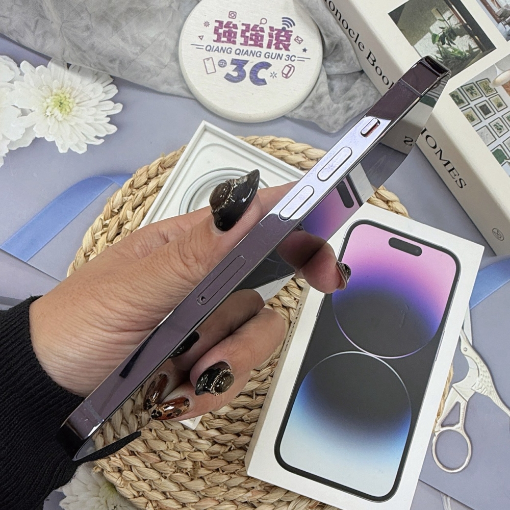 歸仁- 二手iphone14PRO 128G 紫色*10471（店家保365天）