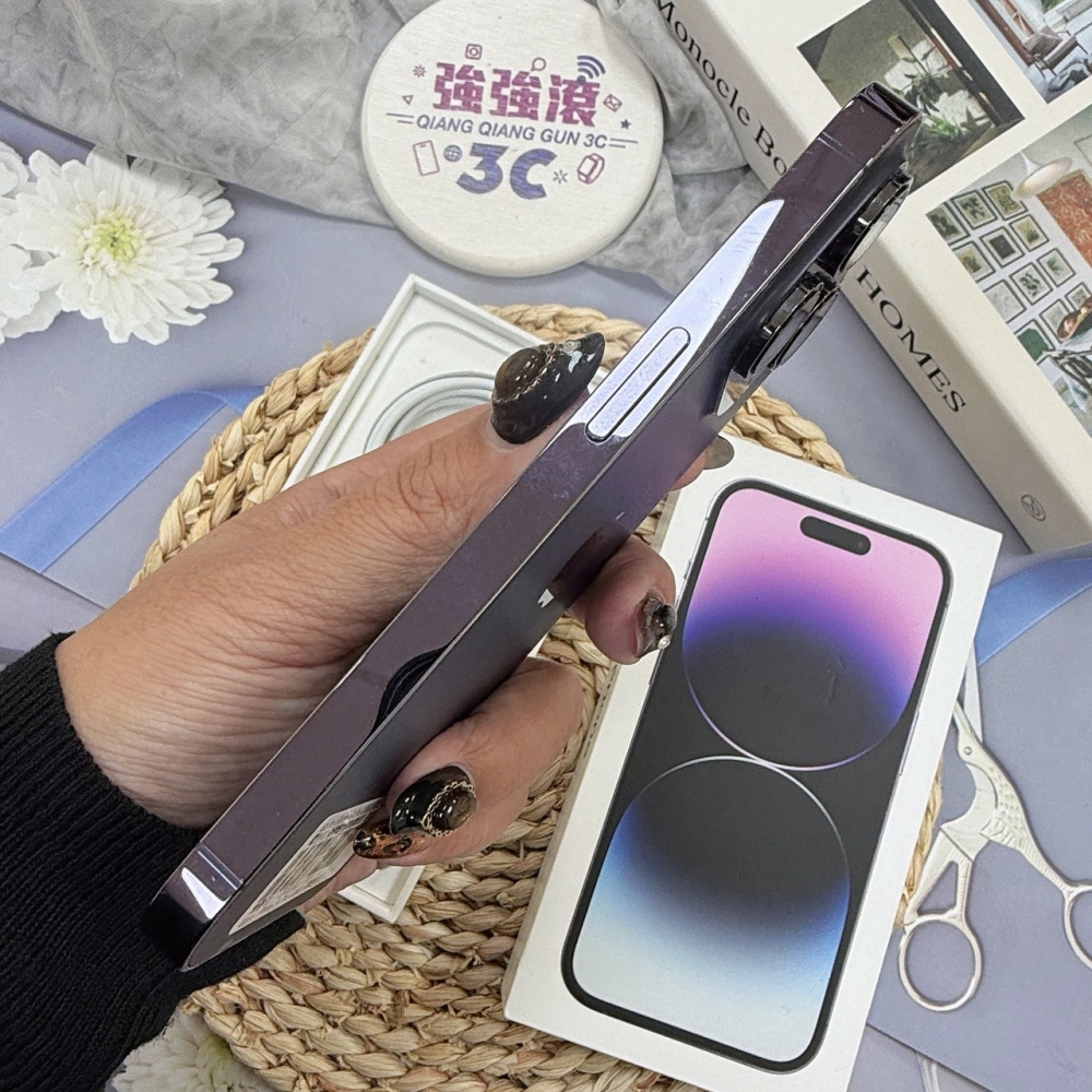 歸仁- 二手iphone14PRO 128G 紫色*10471（店家保365天）