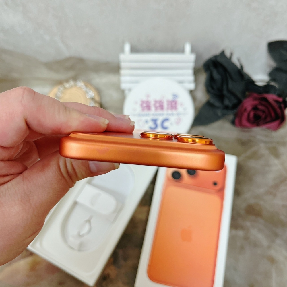 佳里-二手- iPhone17 Pro Max 256G 橘色#14939 （店家保固）