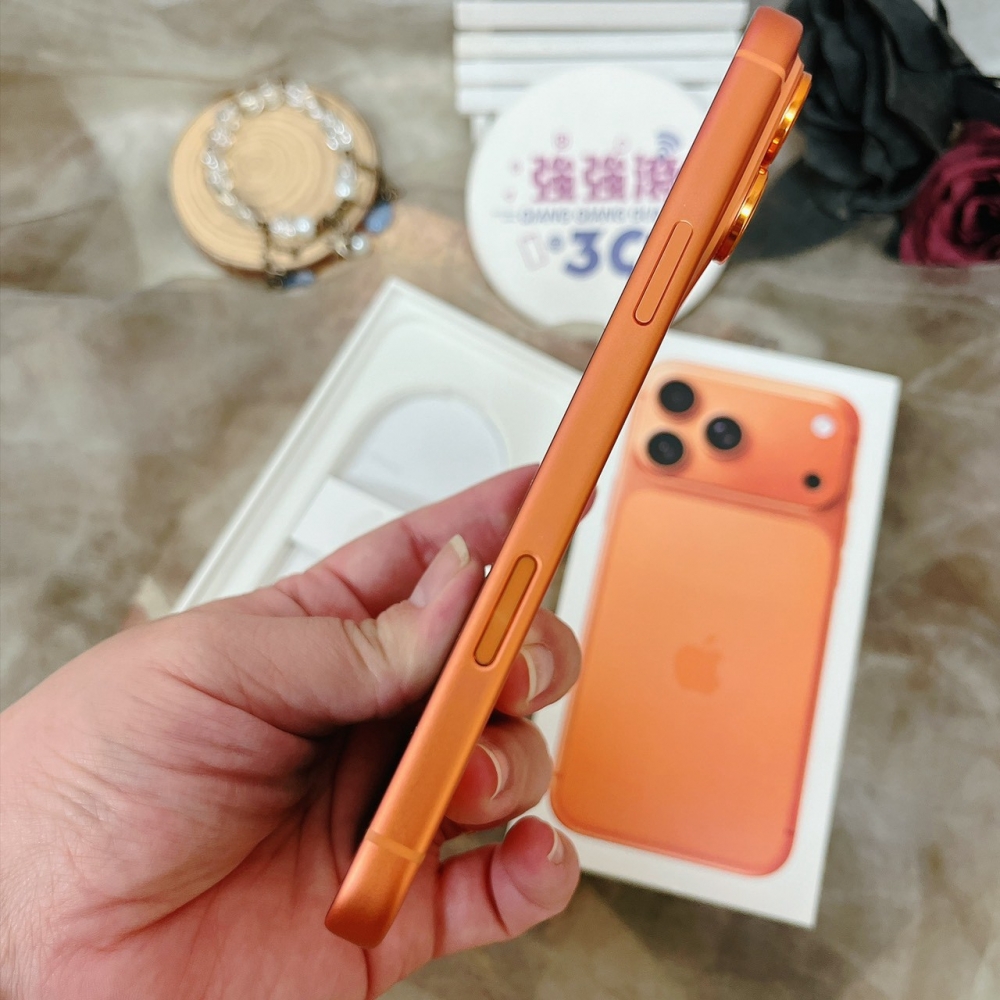 佳里-二手- iPhone17 Pro Max 256G 橘色#14939 （店家保固）