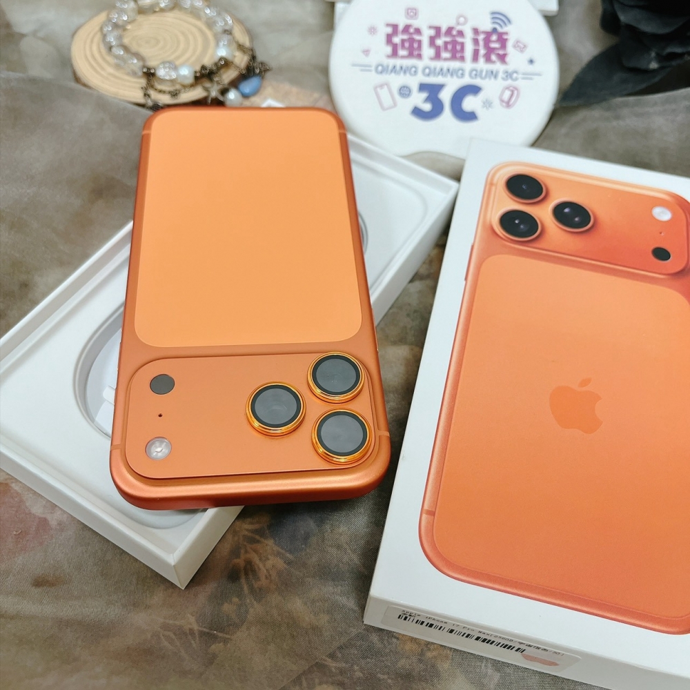 佳里-二手- iPhone17 Pro Max 256G 橘色#14939 （店家保固）