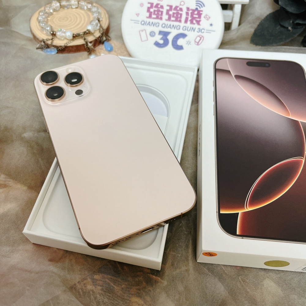 佳里-二手- iPhone16 Pro Max 256G 金色#74258 (店家保固)