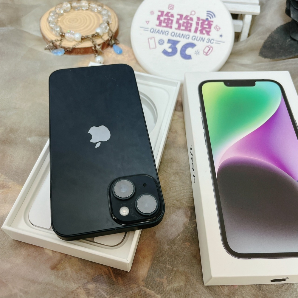 佳里-二手- iPhone14 128G 黑色#15131 (店家保固)