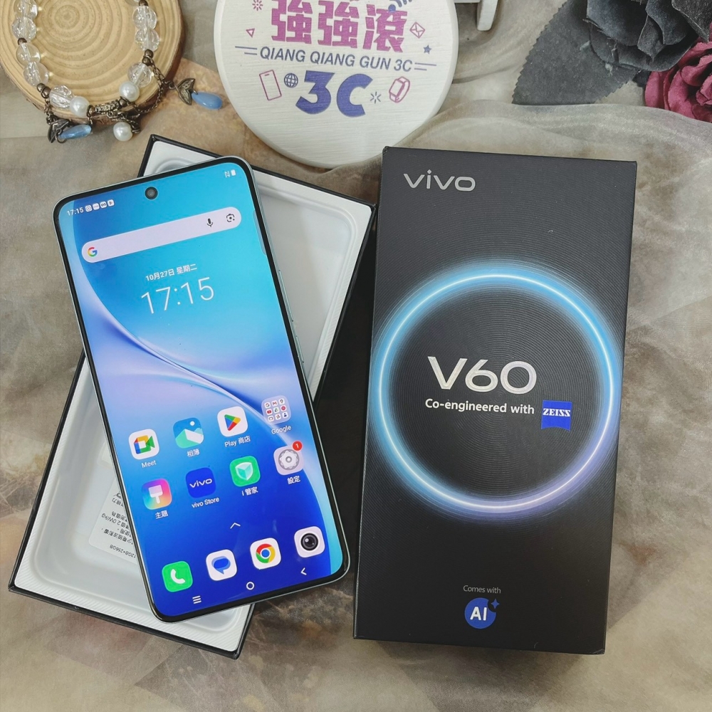佳里-二手- VIVO V60 12/256G 藍色#03810 (店家保固)