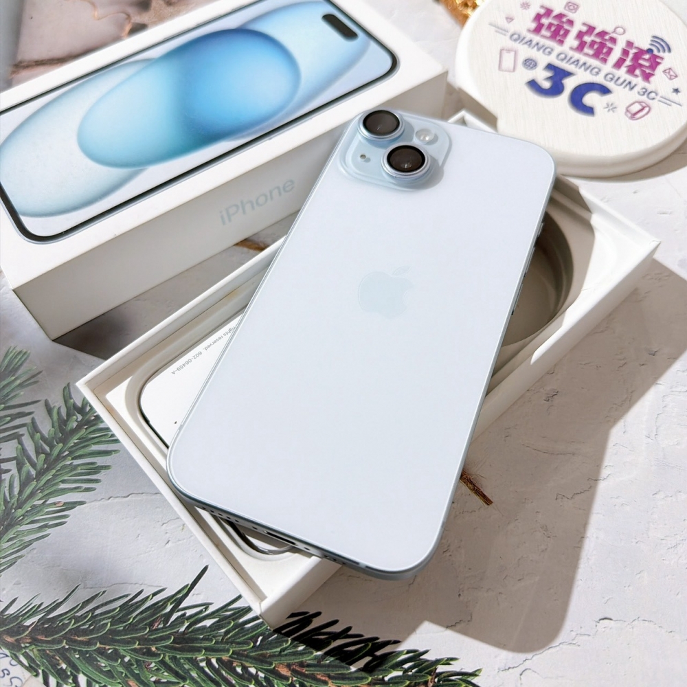 善化-二手 iPhone15 256G 藍色#54794（店家保固）