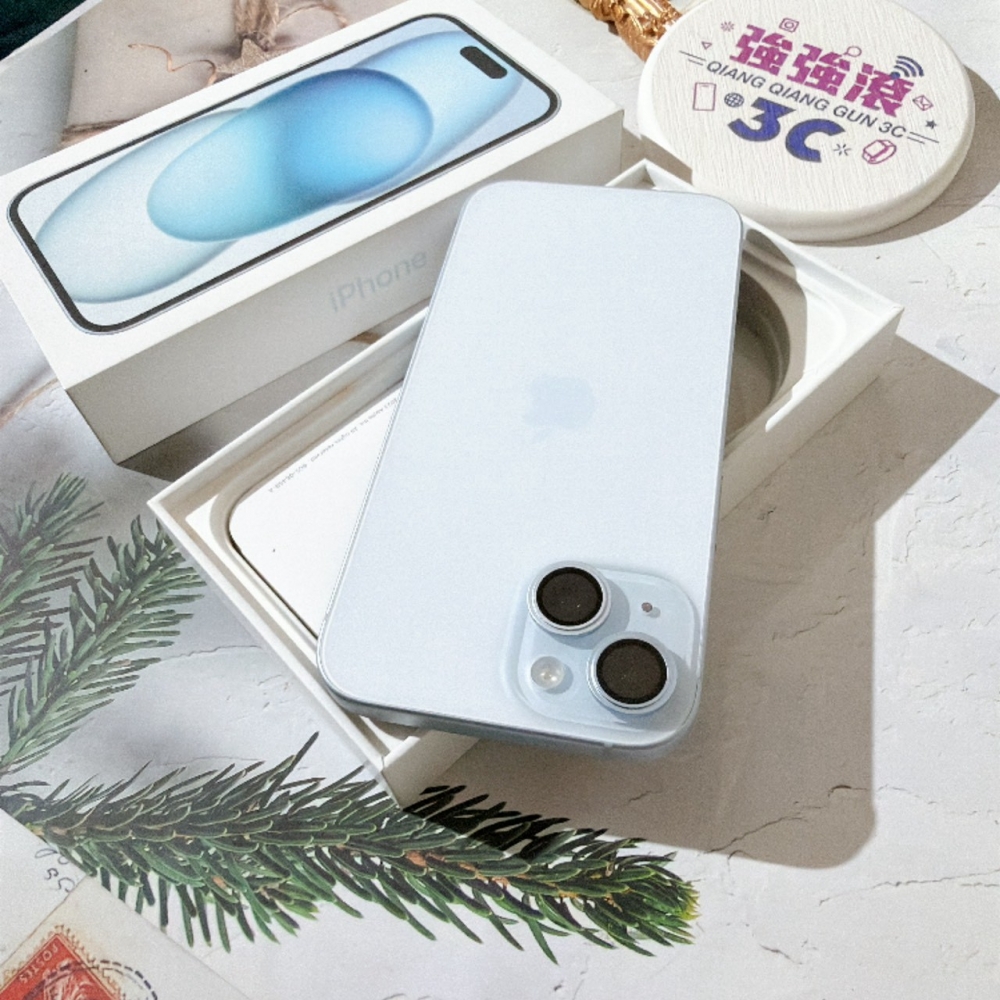 善化-二手 iPhone15 256G 藍色#54794（店家保固）
