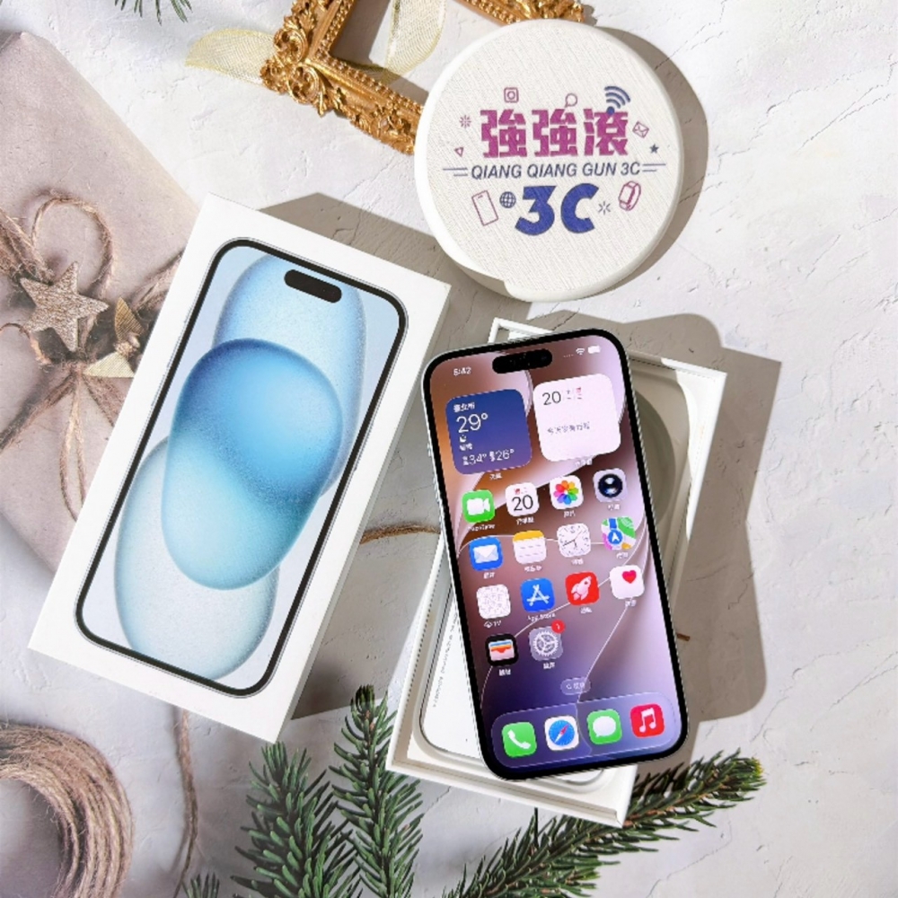 善化-二手 iPhone15 256G 藍色#54794（店家保固）