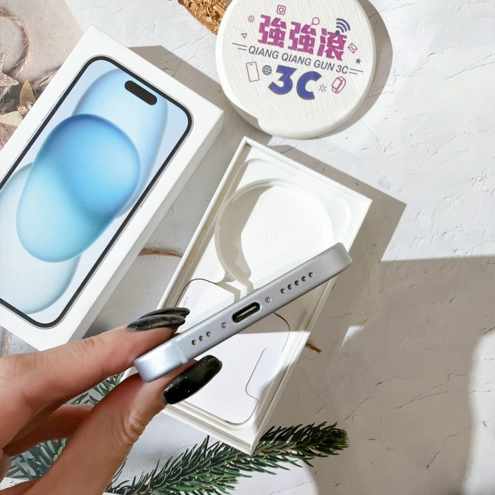 善化-二手 iPhone15 256G 藍色#54794（店家保固）