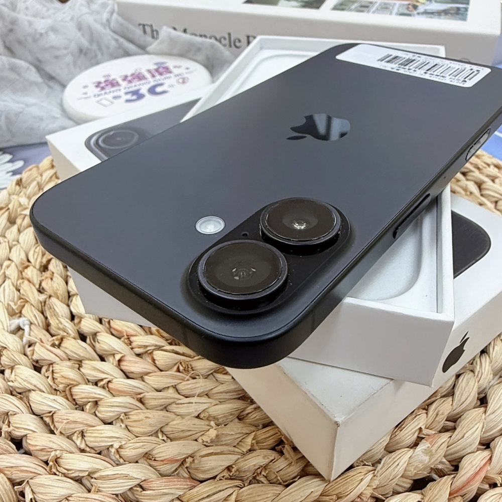 歸仁- 二手iphone 16 128G 黑色*17649(店家保365天)