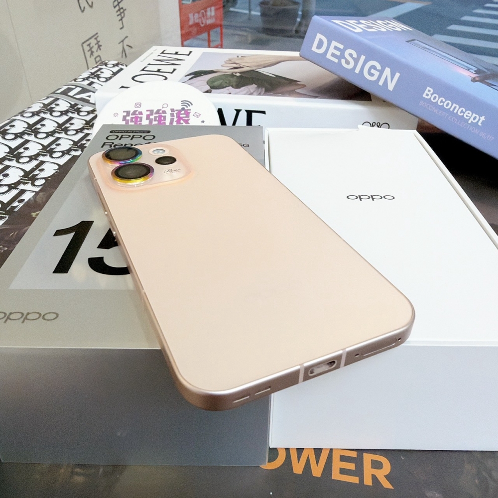 鹽行-二手 oppo RENO 15 pro max 512G 金色 #56835（原廠保固）