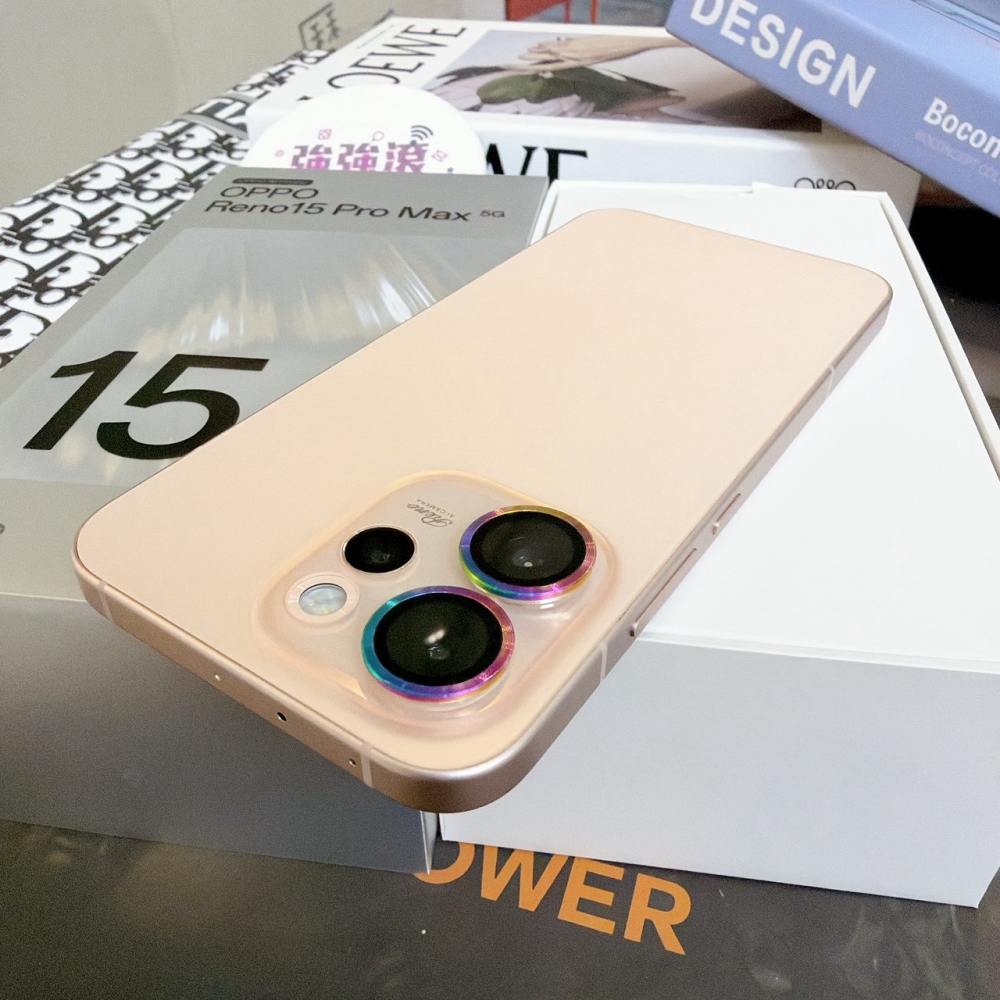 鹽行-二手 oppo RENO 15 pro max 512G 金色 #56835（原廠保固）