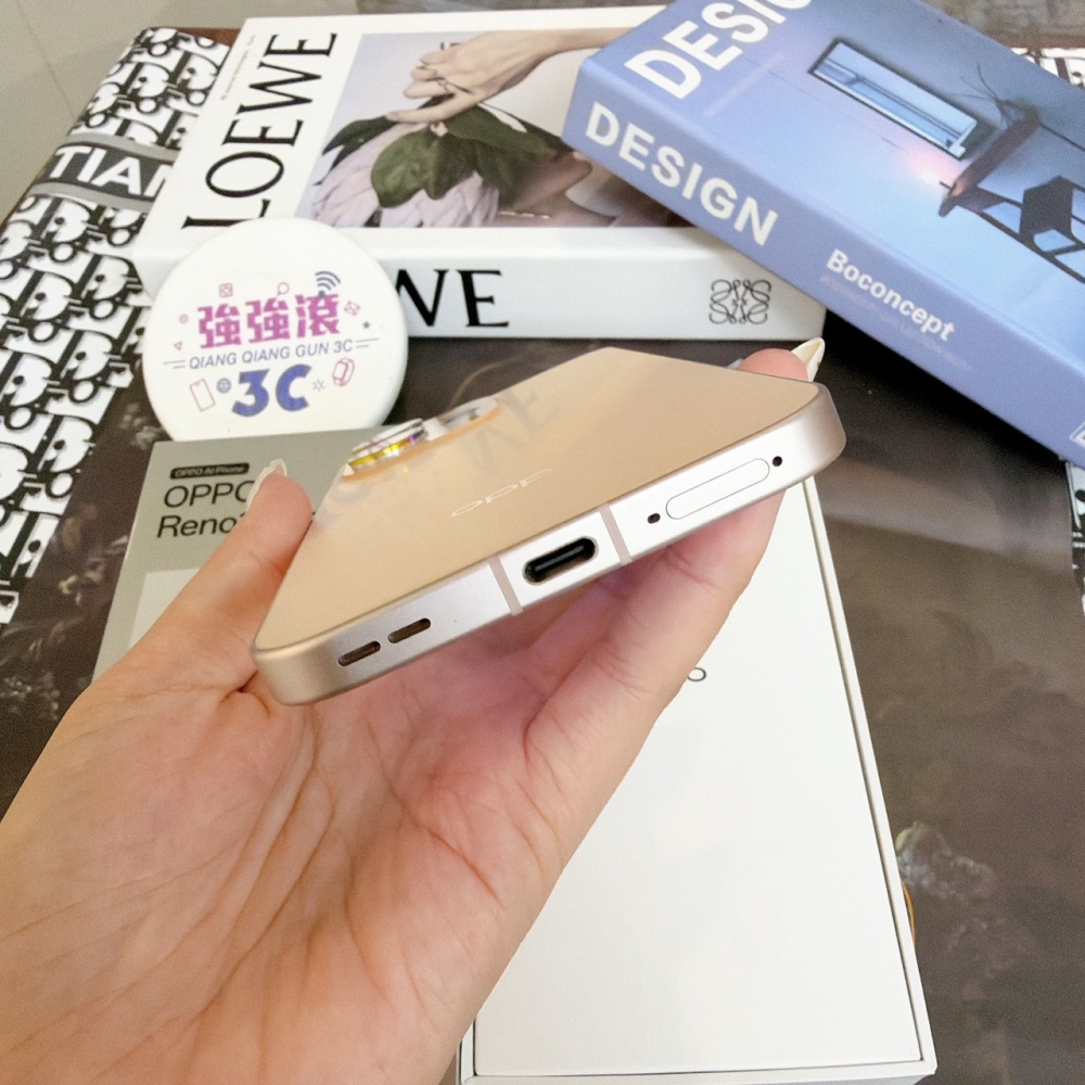 鹽行-二手 oppo RENO 15 pro max 512G 金色 #56835（原廠保固）
